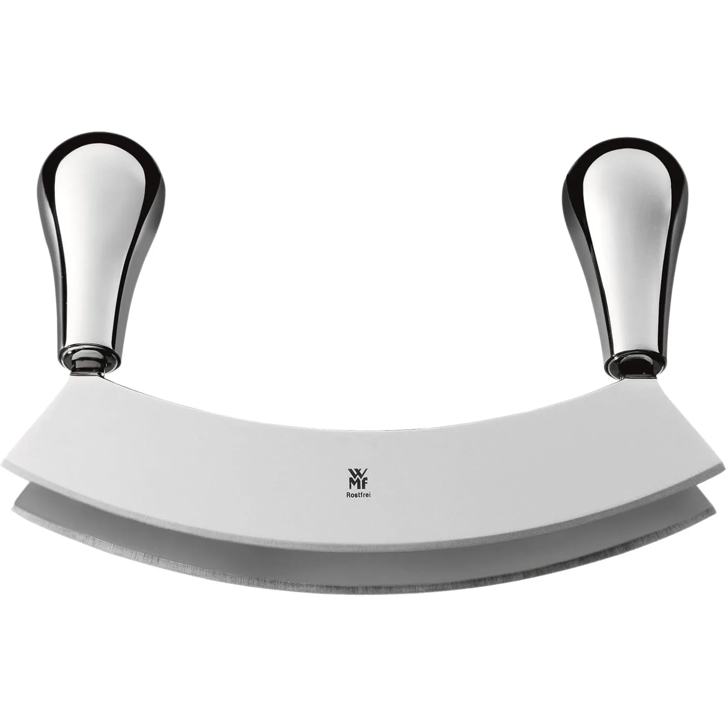 WMF Kräutermesser Wiegemesser zweischneidig 18 cm, geschmiedeter Spezialklingenstahl, Wiegemesser Kräuter zum feinen Ze…