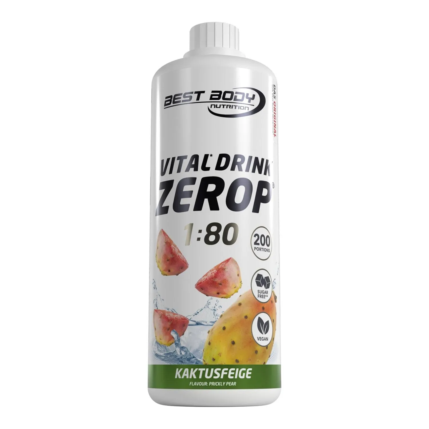 Best Body Nutrition Zerop Getränkekonzentrat Kaktusfeige, 1 l