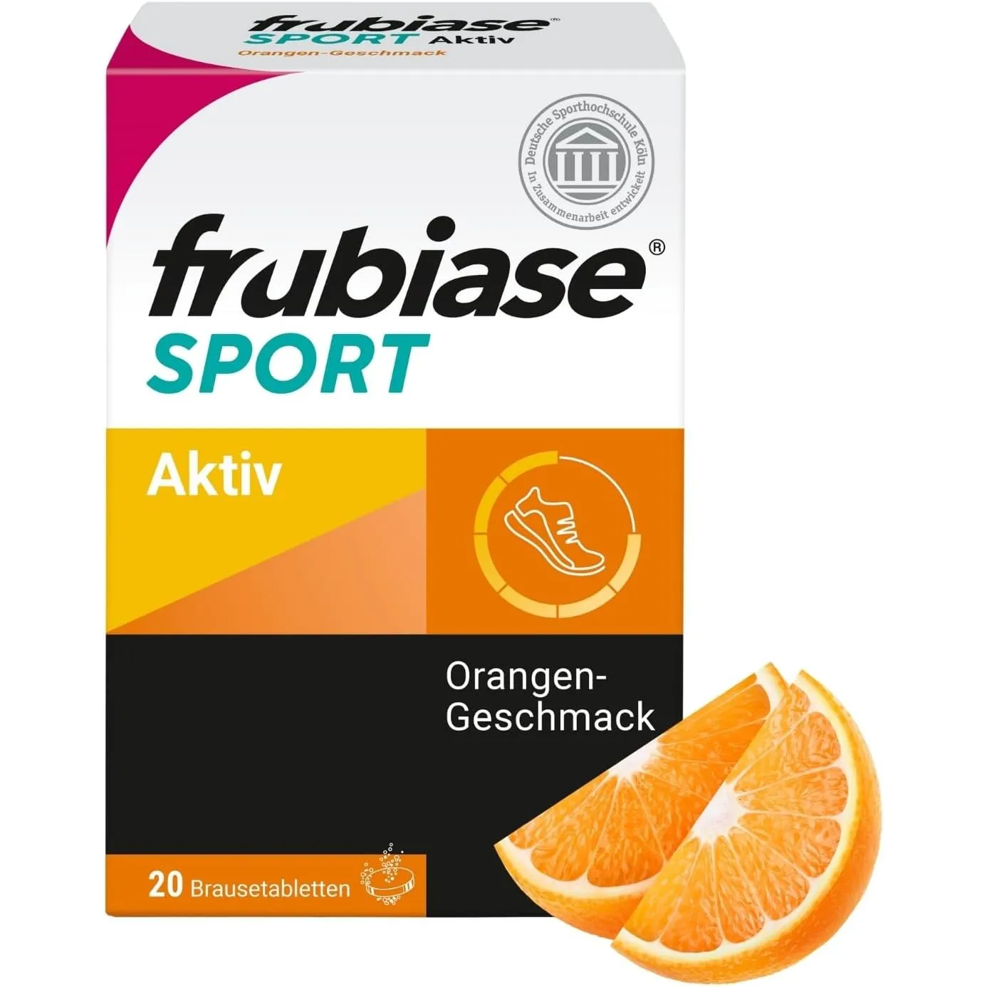 frubiase Sport Orange Elektrolyte, Isotonisches Sportgetränk, 20 Stück