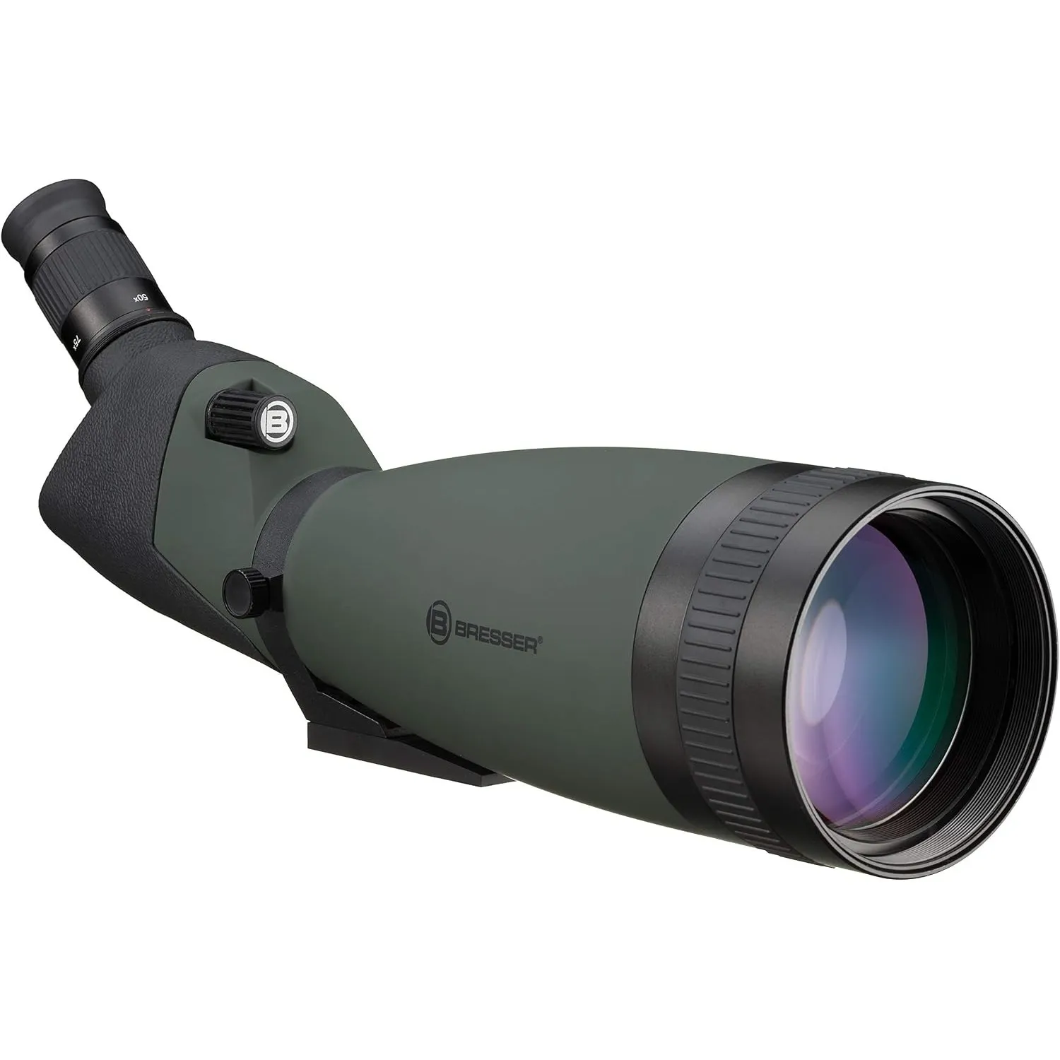 Bresser Spektiv Pirsch 25x-75x100, wasserdicht mit stufenloser Zoomfunktion und voller Mehrschichtvergütung, inklusive …