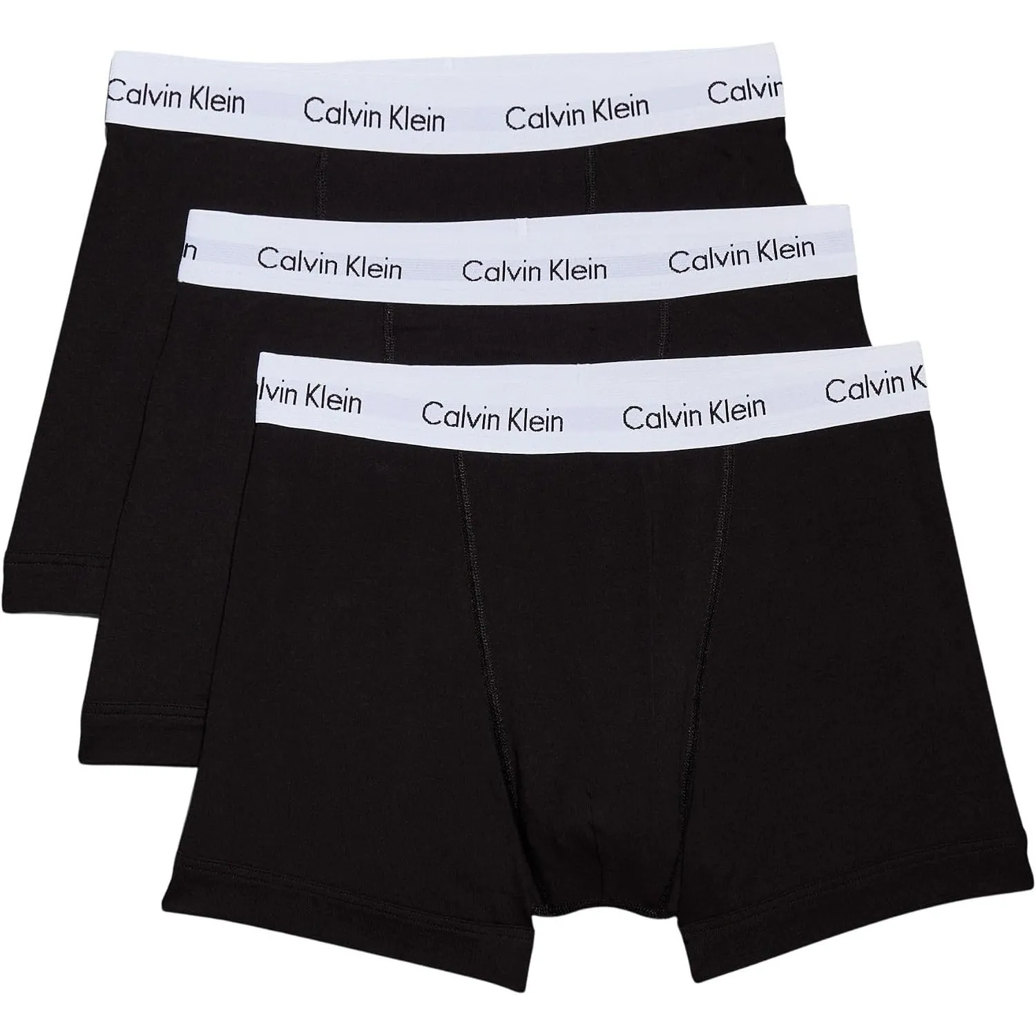 Calvin Klein Herren 3er Pack Boxershorts Trunks mit Logobund