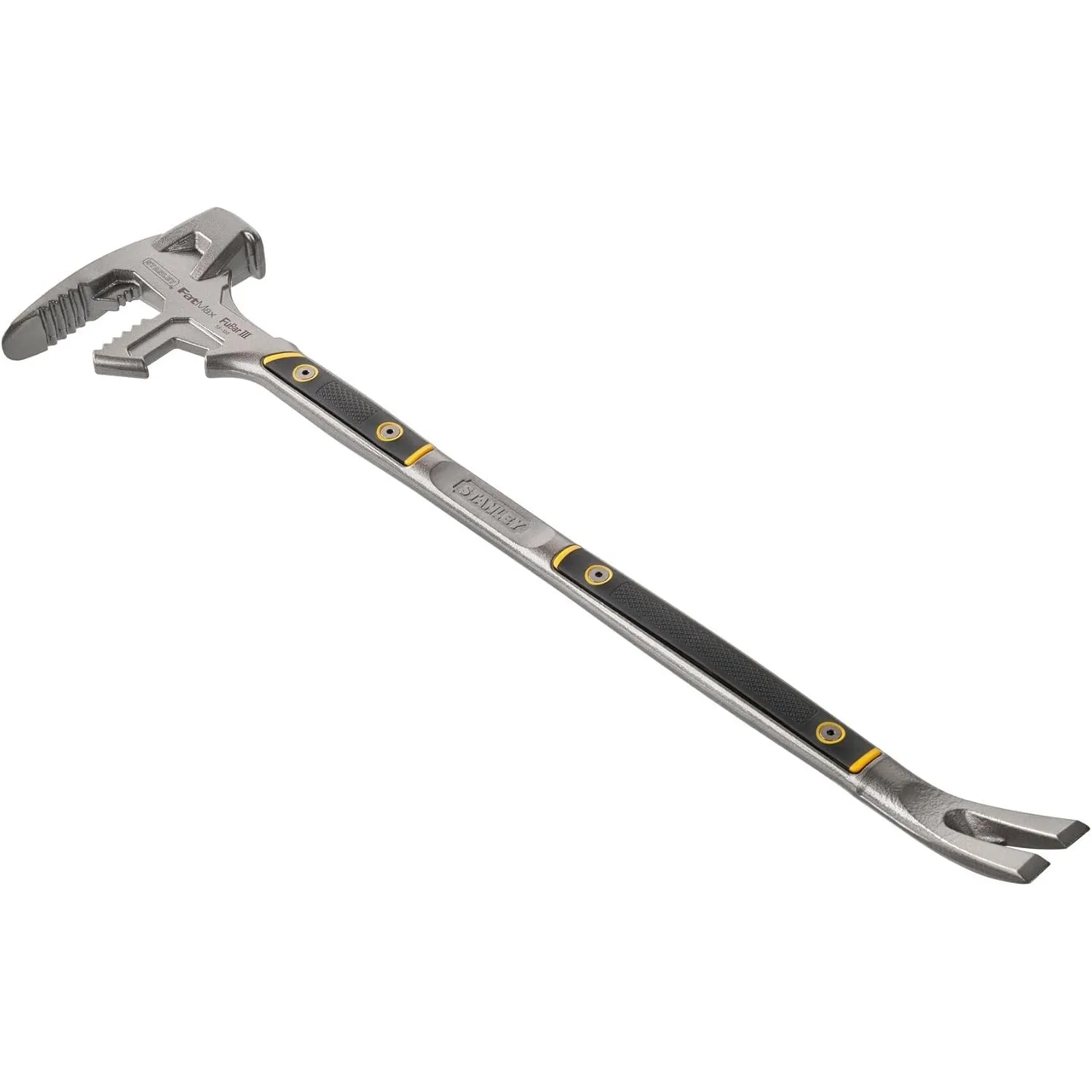 STANLEY FatMax Abbruchwerkzeug Brecheisen Fubar III, 5-in-1 mit Vorschlaghammer, Nagelschlitz, Backen für Hölzer und St…