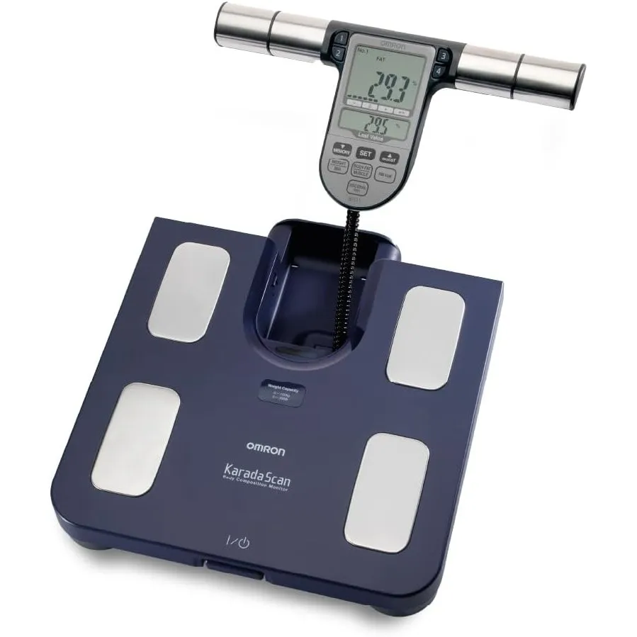 OMRON BF511 Personenwaage: Körperfettwaage mit Körperfett und Muskelmasse
