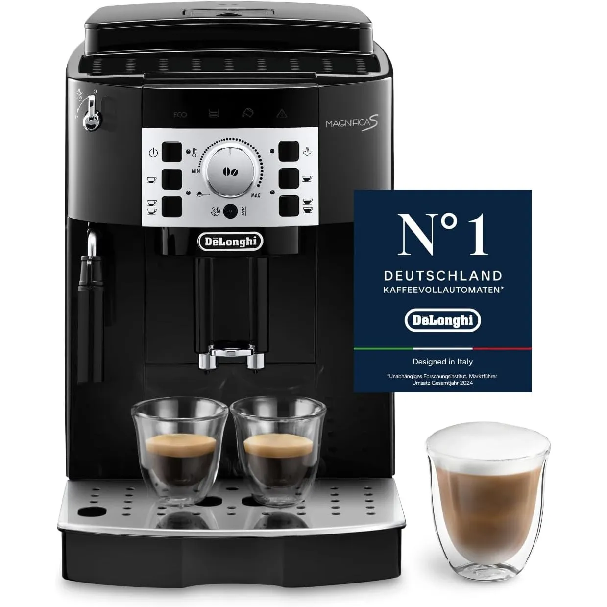 De'Longhi Magnifica S - Kaffeevollautomat 2 Getränke Schwarz