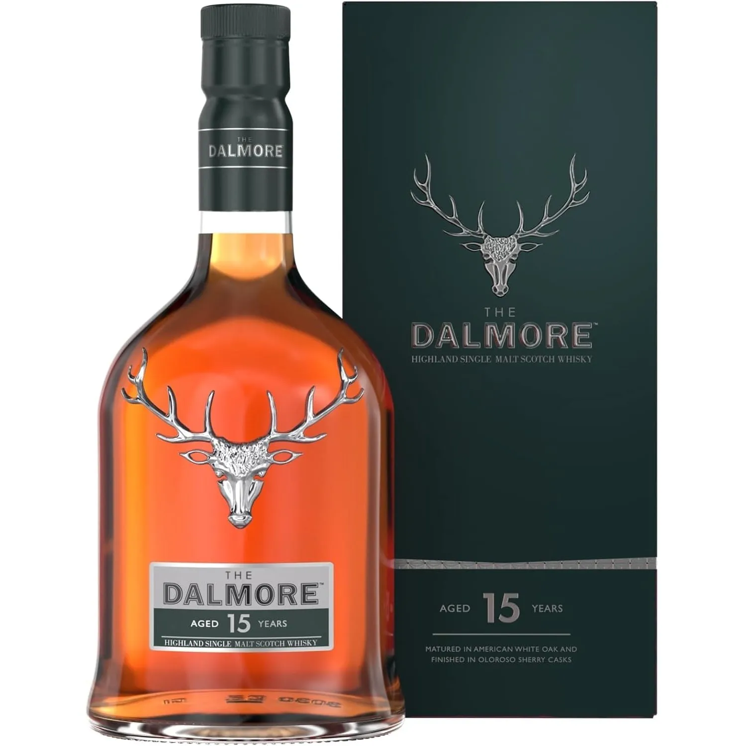 Dalmore 15 Jahre Single Malt Scotch Whisky mit Geschenkverpackung, Vanille, 700 ml (1er Pack)