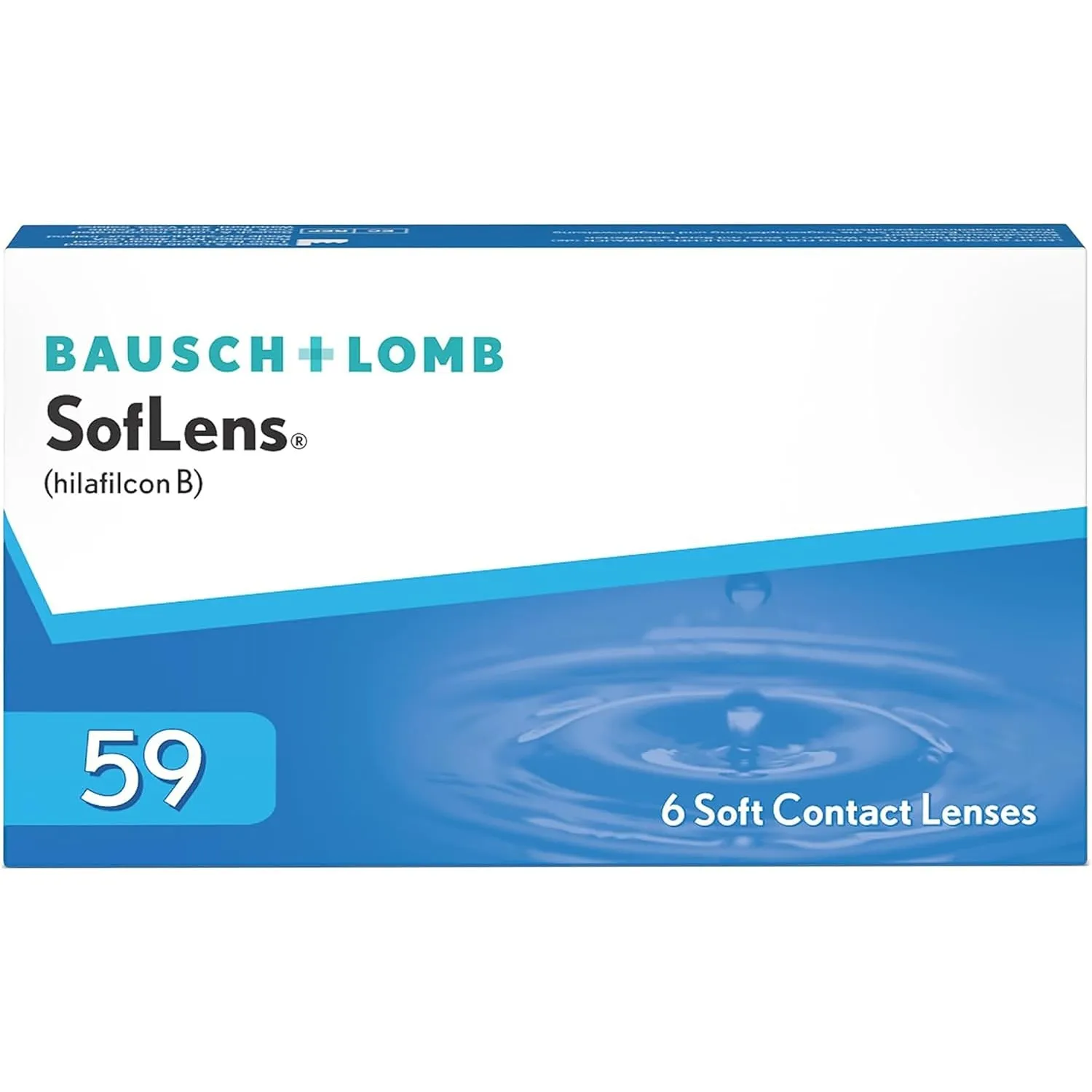 SofLens 59, Monatslinsen, 6 Stück, -4,00 Dpt