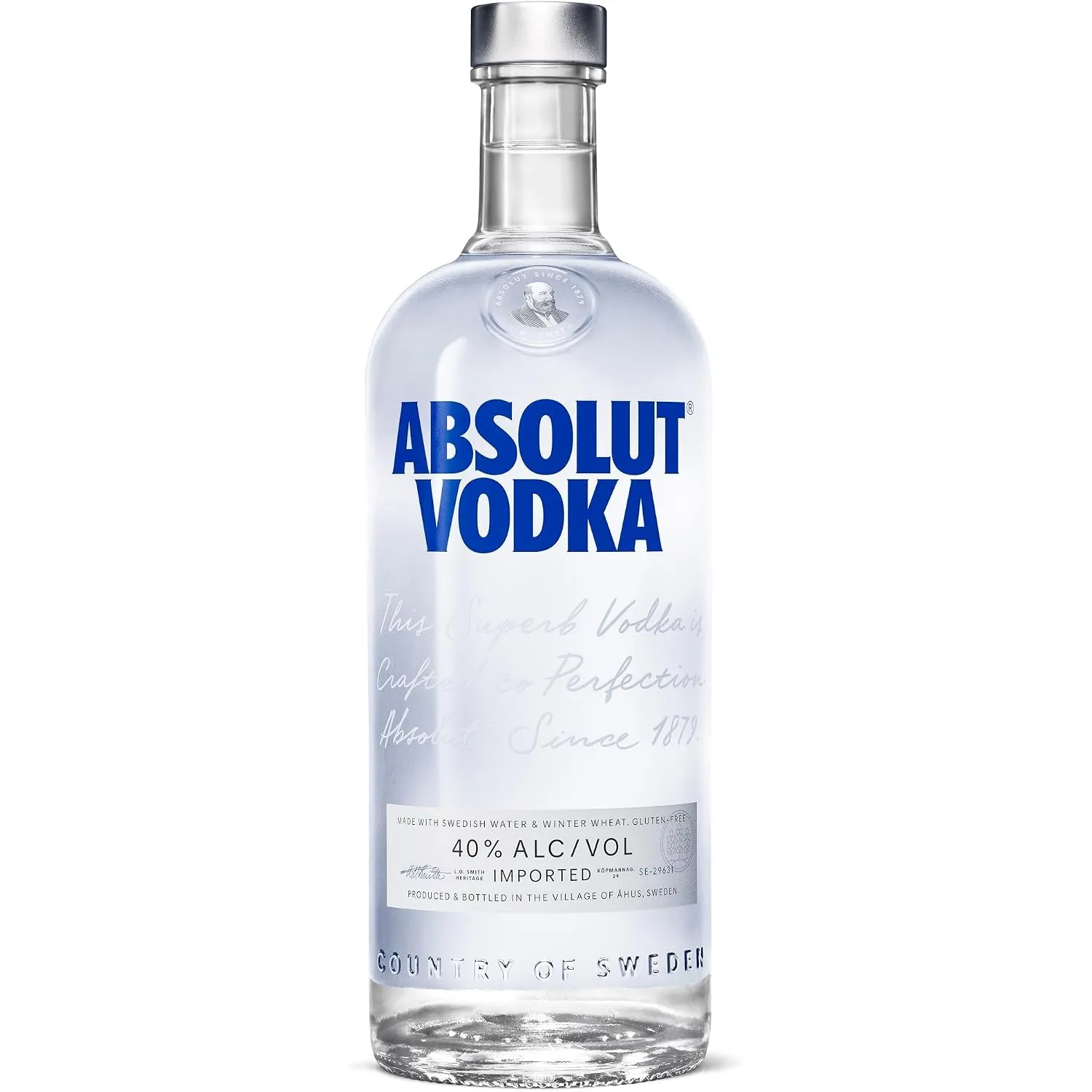 Absolut Vodka Original – Edler und extrem reiner Premium-Vodka aus Schweden in der ikonischen Apotheker-Flasche – 1 x 1…