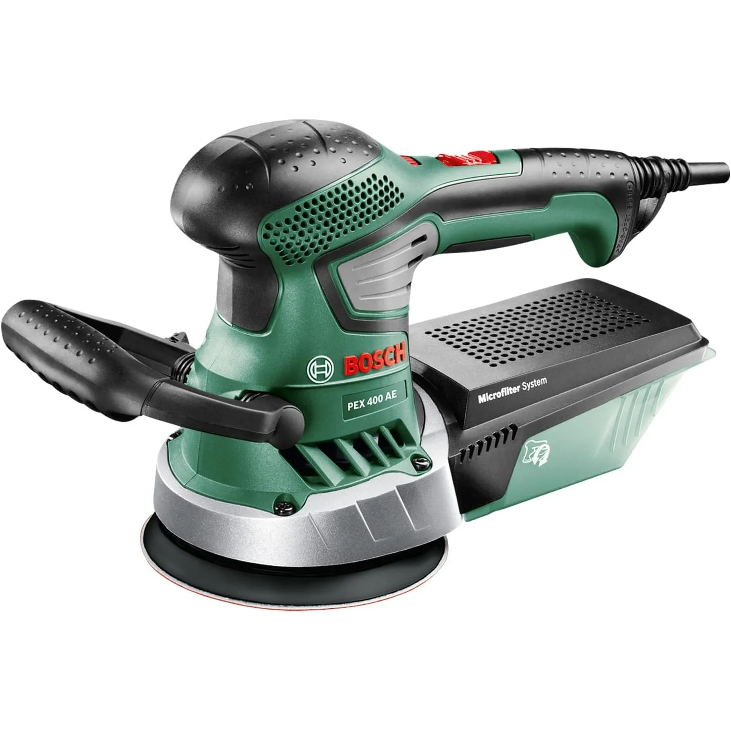 Bosch Exzenterschleifer PEX 400 AE (370 Watt, im Koffer)