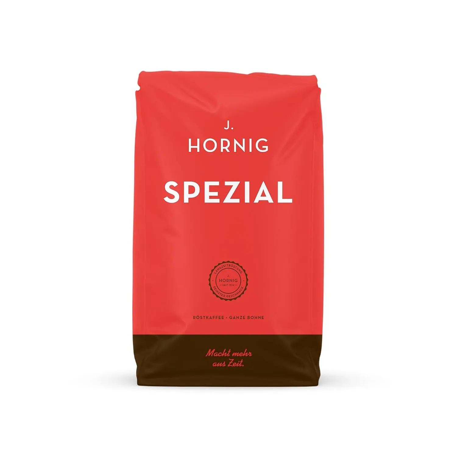 J. Hornig Kaffeebohnen, Spezial, 500g ganze Bohnen, Arabica & Robusta, säurearmer Kaffee mit Noten von Haselnuss & dunk…