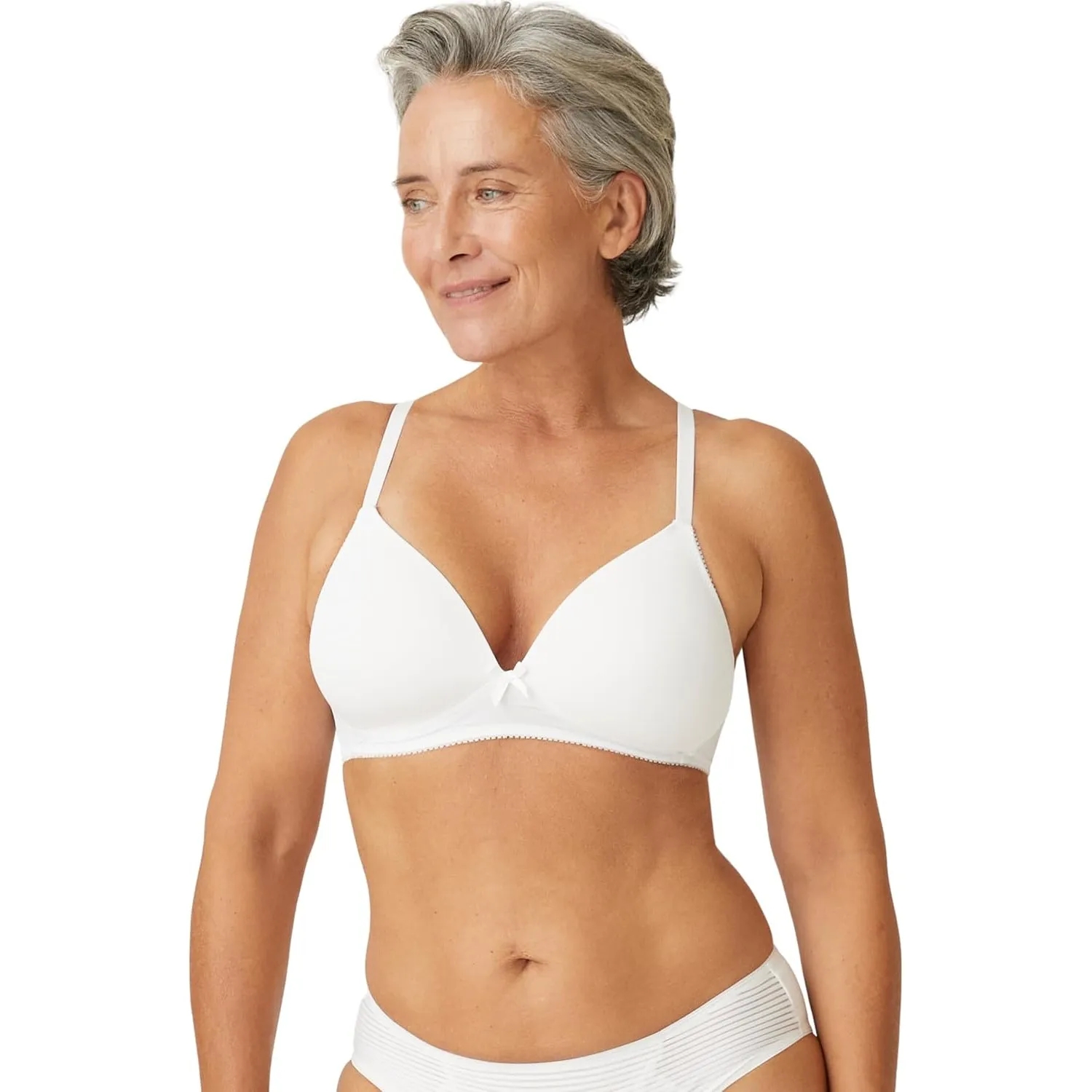Naturana® Soft-BH ohne Bügel mit Schale [Cup A-D] Optimaler Sitz & maximaler Halt Dank Schnittführung & Breiten Trägern…