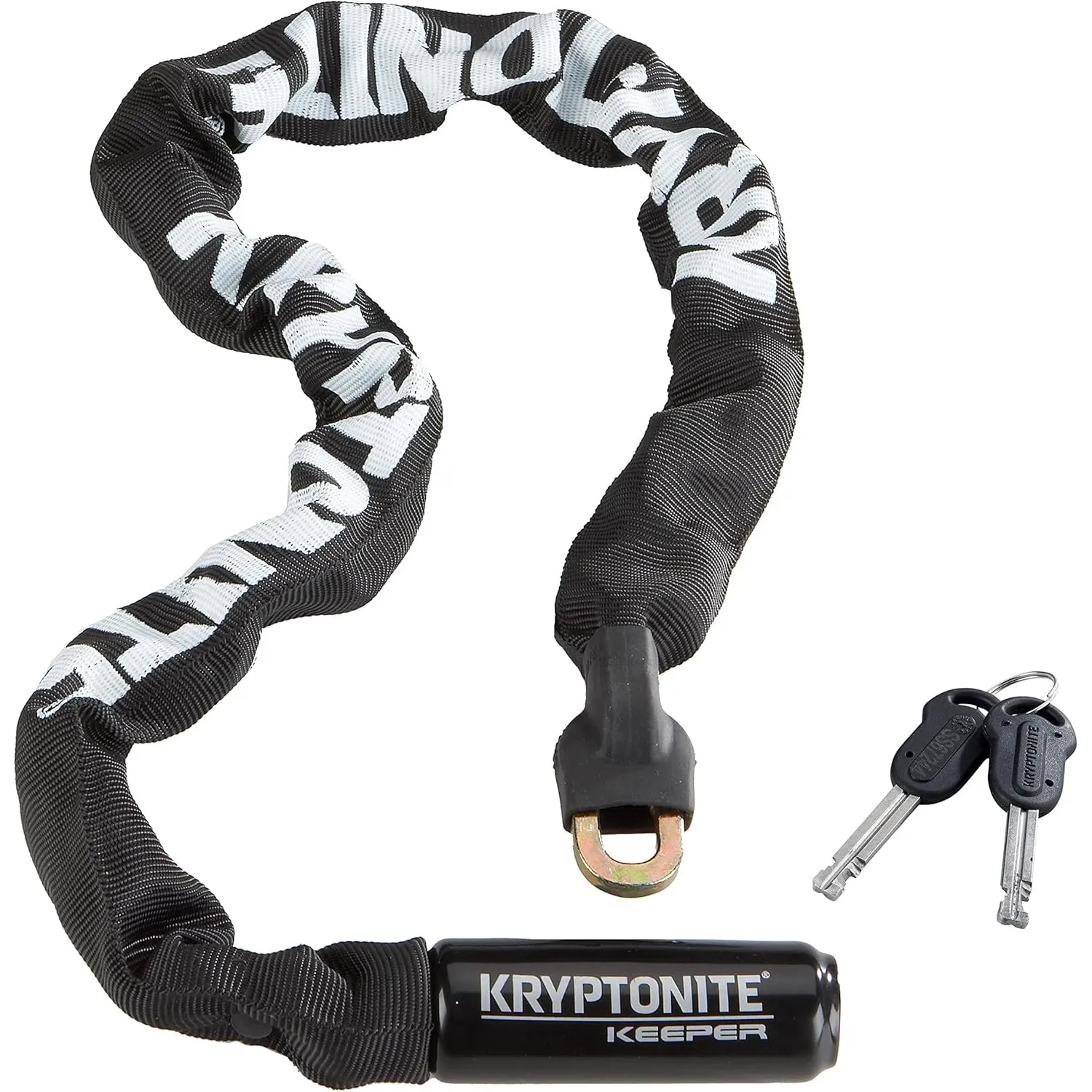 Kryptonite Keeper 785, Kettenschloss mit integriertem Schlosskopf, 7 mm gehärteter Manganstahl, Sicherheitslevel 5/10, …