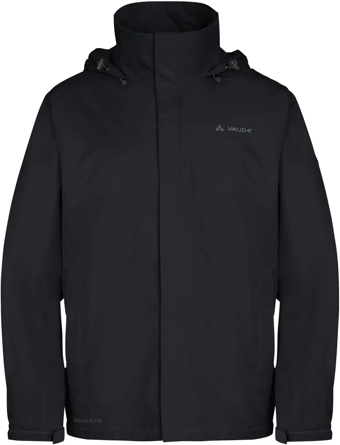 VAUDE Escape Light Regenjacke Herren wasserdicht – Leichte 2-Lagen Jacke mit verstaubarer Kapuze, winddicht und atmungs…