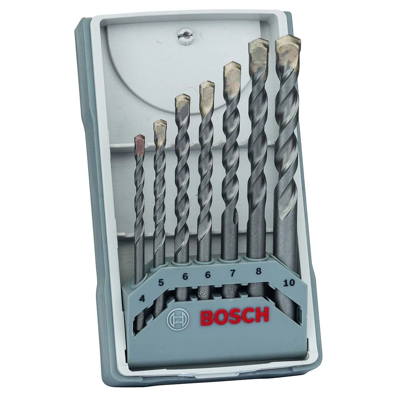 Bosch CYL-3 Betonbohrer Set (Für Beton, Ø 4/5/6/6/7/8/10 mm, Zubehör Schlagbohrmaschine), 7-teiliges