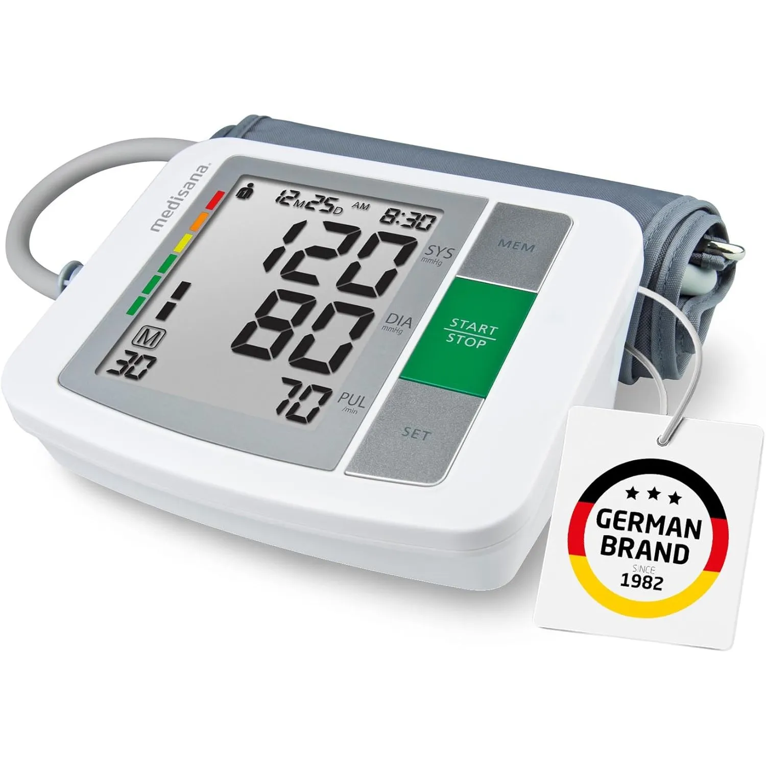Medisana BU 510 Oberarm Blutdruckmessgerät, Blutdruck- und Pulsmesser