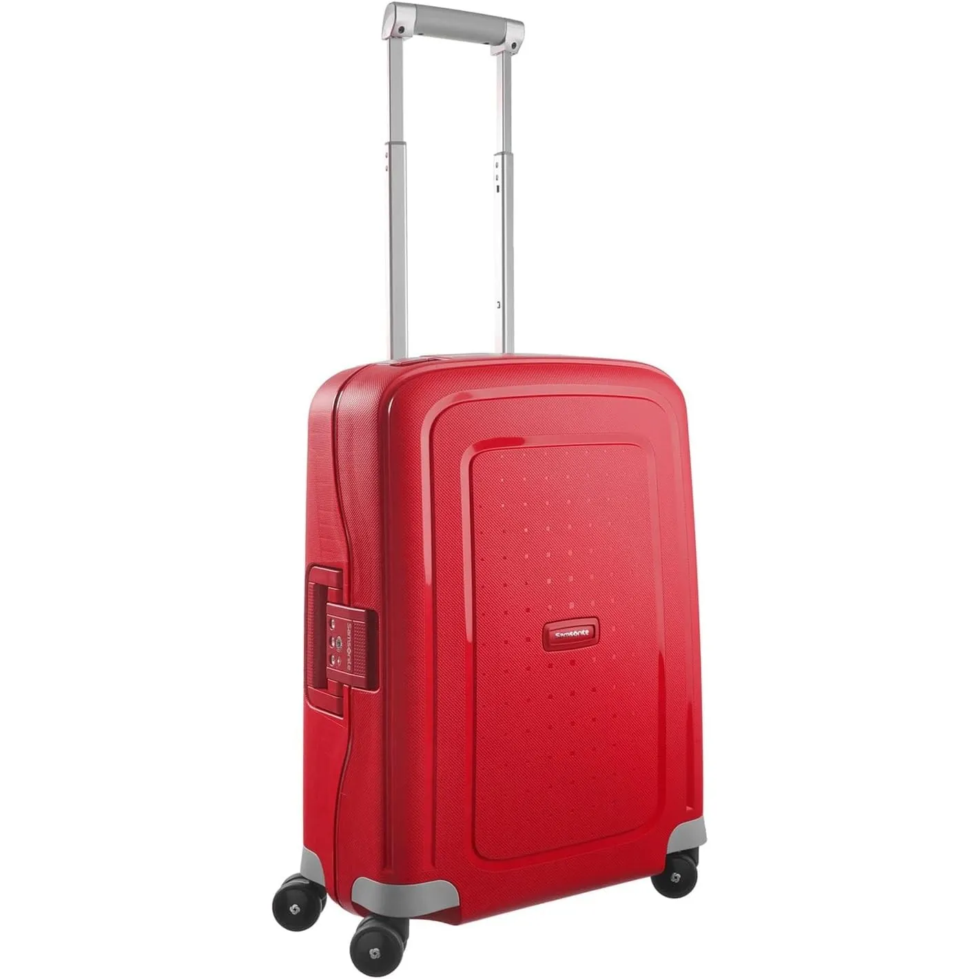 Samsonite S'Cure - Spinner S, Handgepäck, S (55 cm), 34 L, Rot (Crimson Red)
