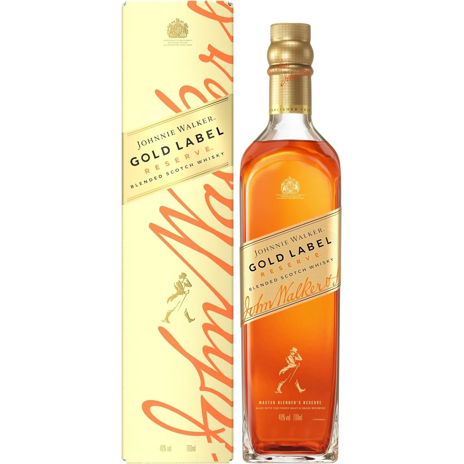 Johnnie Walker Gold Label Blended Scotch Whisky, 40% Vol, 700ml