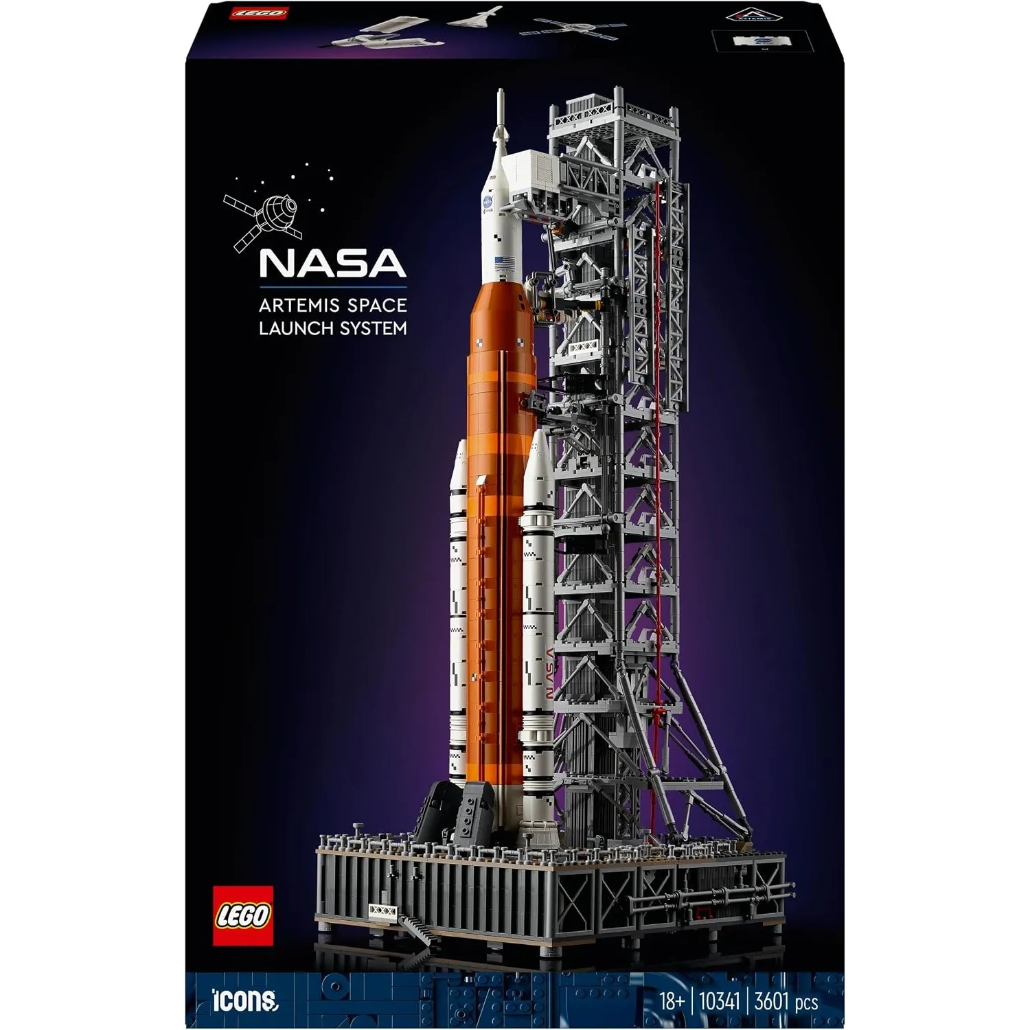 LEGO Icons NASA Artemis Startrampe 10341