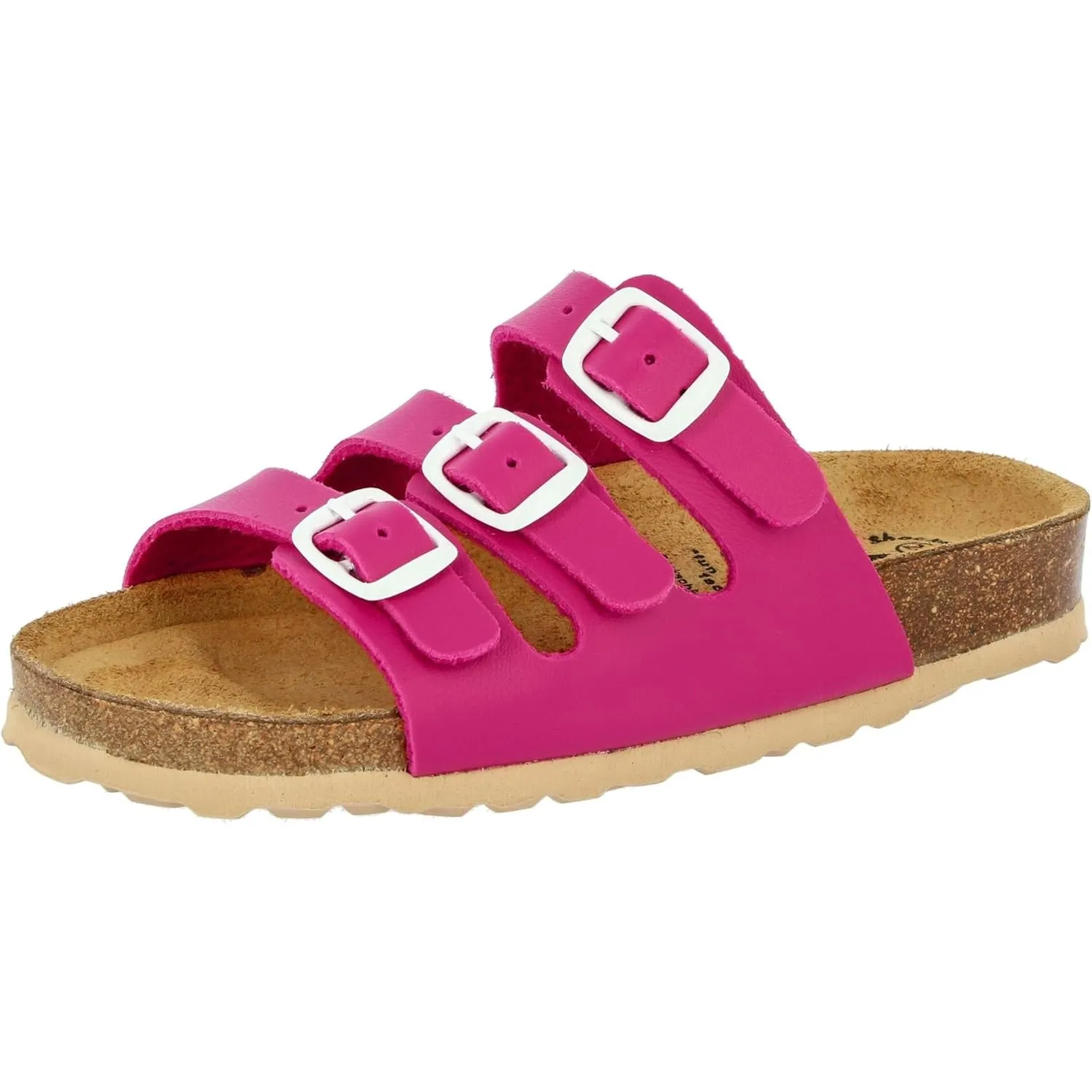 Lico Unisex Kinder Bioline Kids 3-schnaller Pantoletten