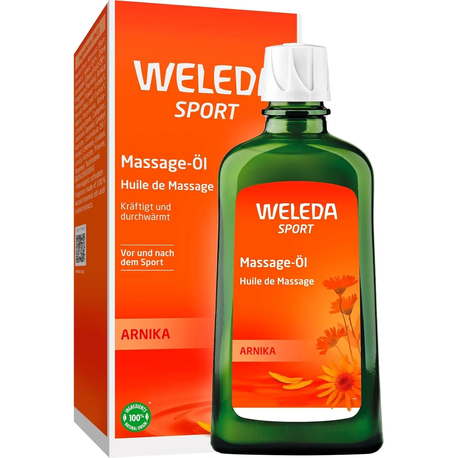 WELEDA Arnika Sport Massageöl 200ml Regeneration vegan Bio Körperöl Sport