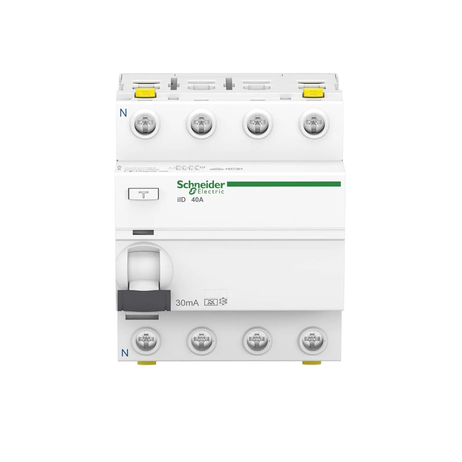Schneider Electric FI-Schutzschalter Acti9 iID, 4-polig, A9Z21440 | 40A, 30mA, Typ A, Erdschlussschutzzeit unverzögert