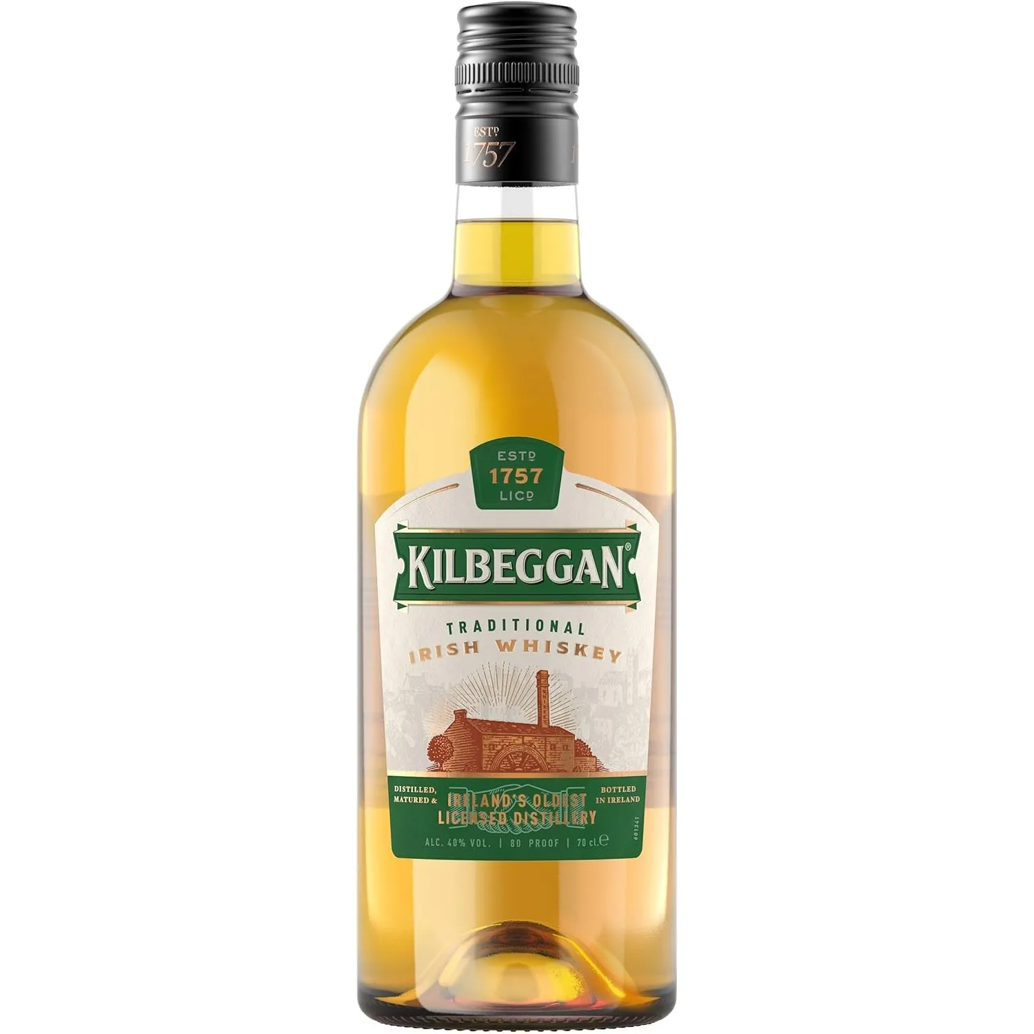 Kilbeggan Blended | Irish Whiskey | 40% Vol | 0,7l