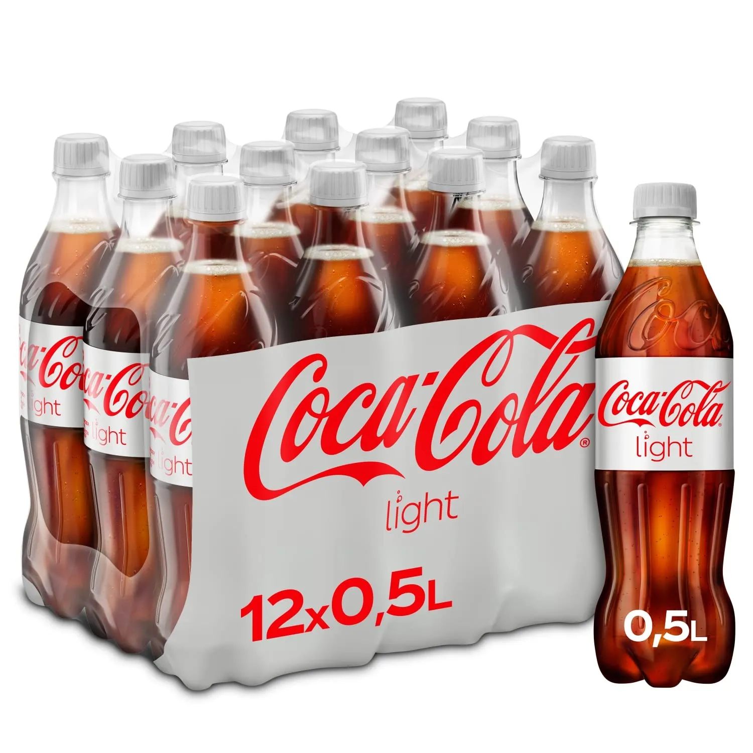 Coca-Cola Light - prickelndes Erfrischungsgetränk mit originalem Coke-Geschmack - ohne Zucker und ohne Kalorien - koffe…