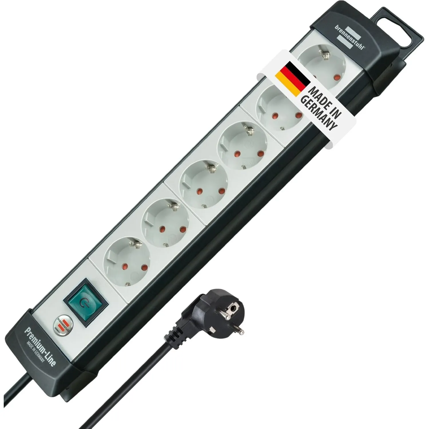 Brennenstuhl Premium-Line Steckdosenleiste 6-Fach, 5m
