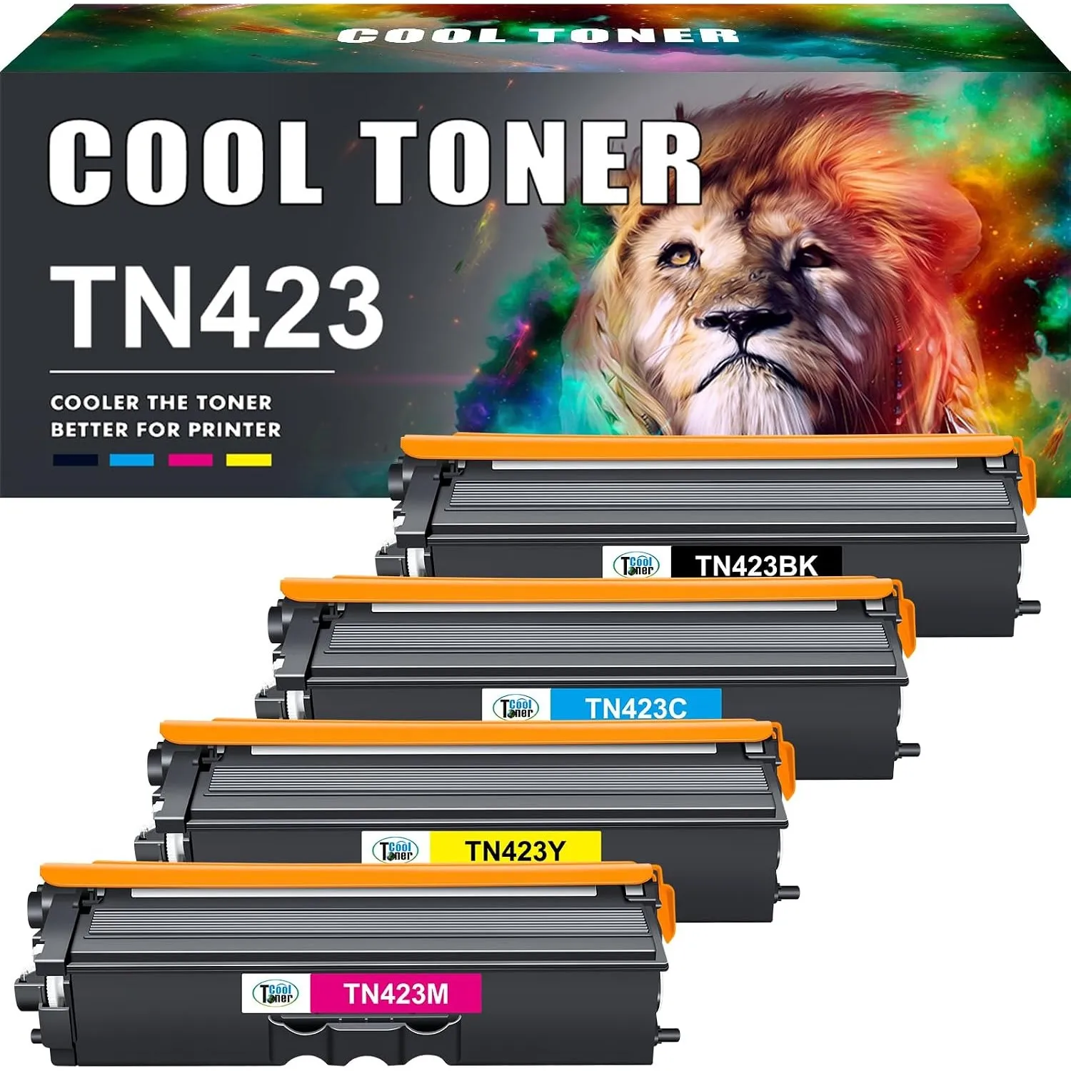 TN423 MFC-L8690CDW Toner Kompatibel für Brother MFC L8690CDW TN-423 4-Pack