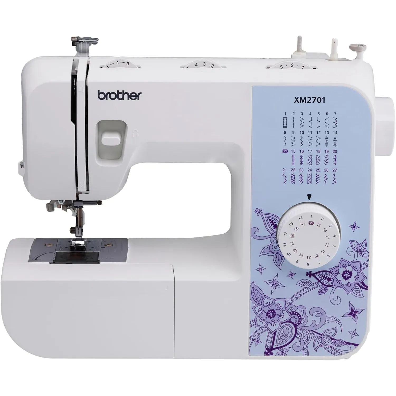 Brother XM2701S (Exklusive Edition) Nähmaschine mit 27 Nähprogramme, Freiarm, Elektrische Nähmaschinen, Jeans Nähen, Au…