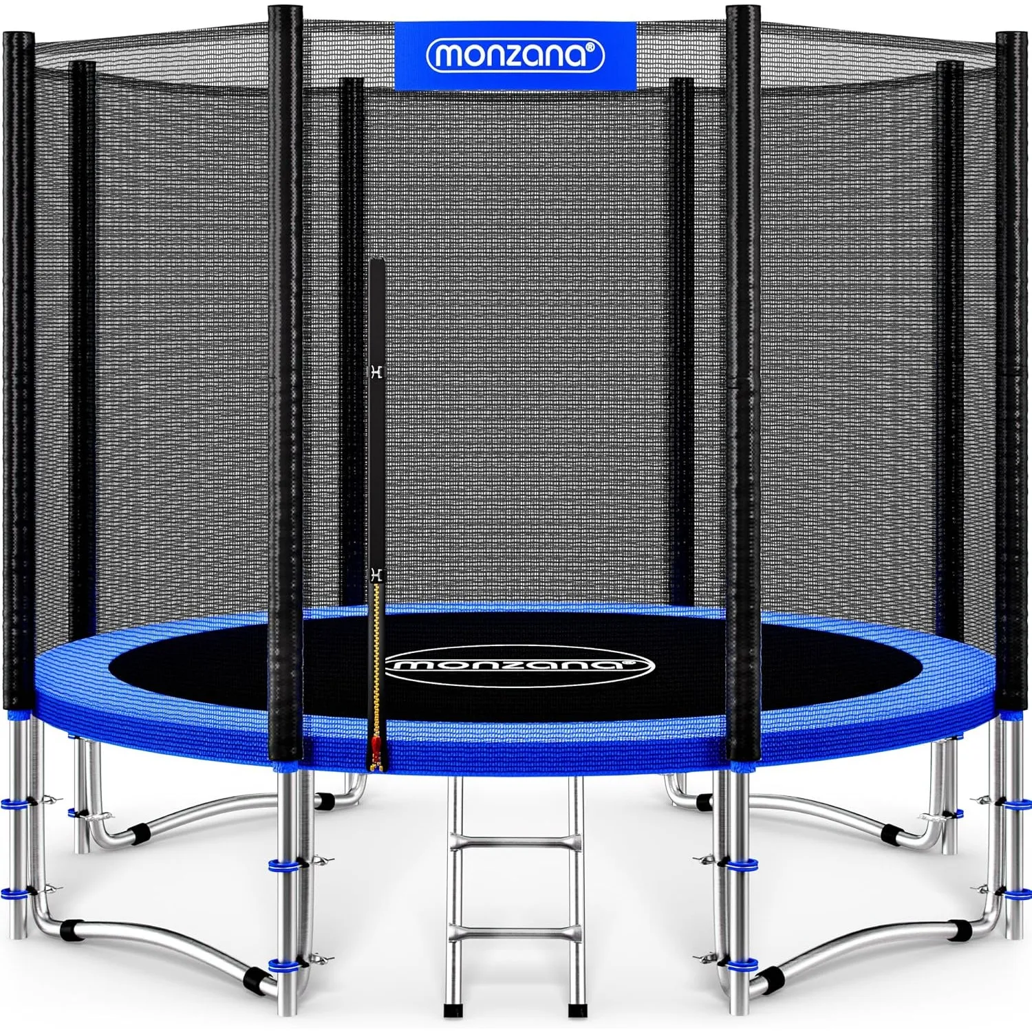 Monzana® Trampolin Ø 183/244/305/366/427 cm TÜV SÜD GS Zertifiziert Komplettset inkl. Sicherheitsnetz Leiter Randabdeck…
