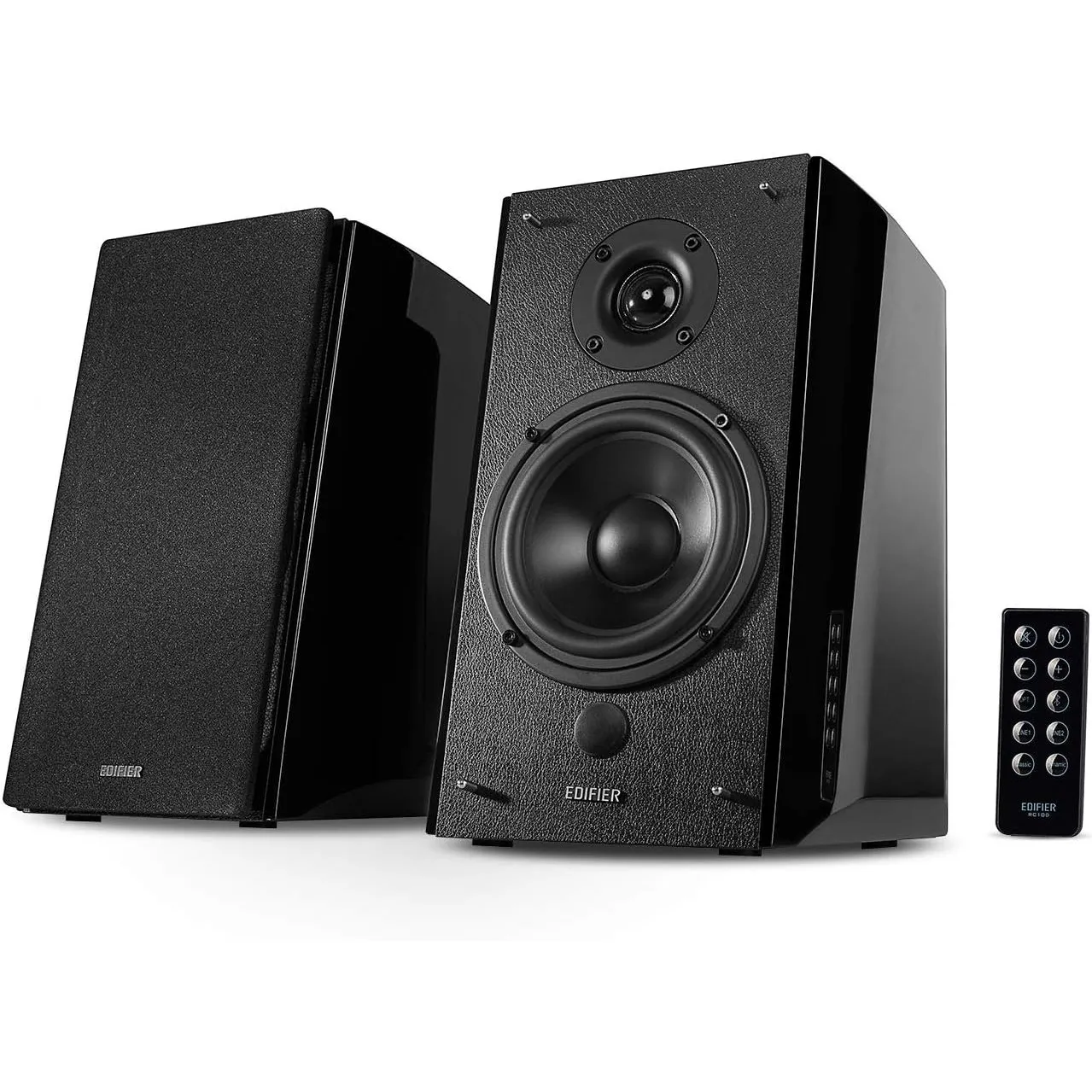 EDIFIER Studio R2000DB Bluetooth-Lautsprechersystem (120 Watt) mit Infrarot-Fernbedienung und optischem Eingang, Schwarz