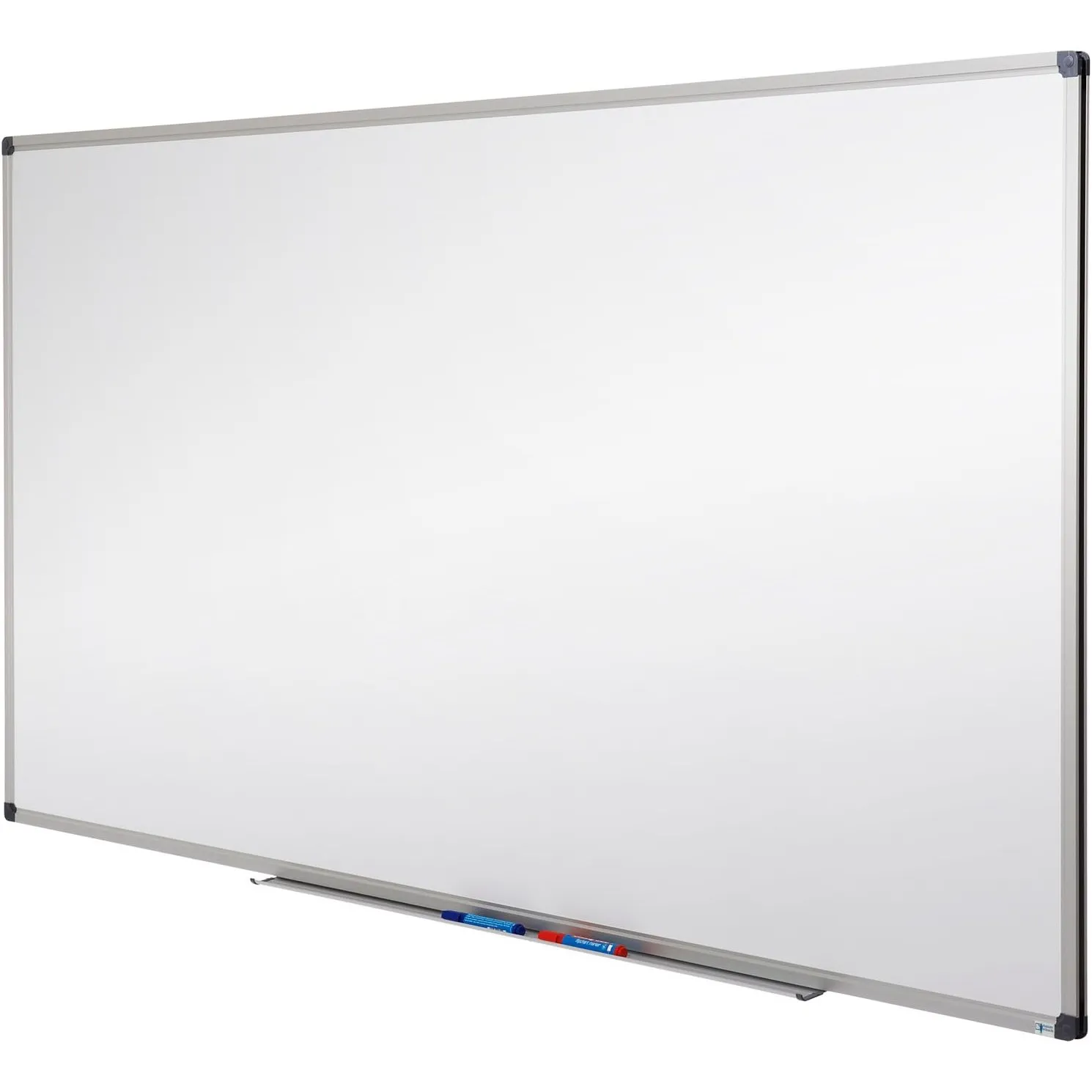 Mob Magnetisches Whiteboard 180x120cm mit Alurahmen und abnehmbare Stiftablage für Büro, Heim und Schule, Magnettafel K…
