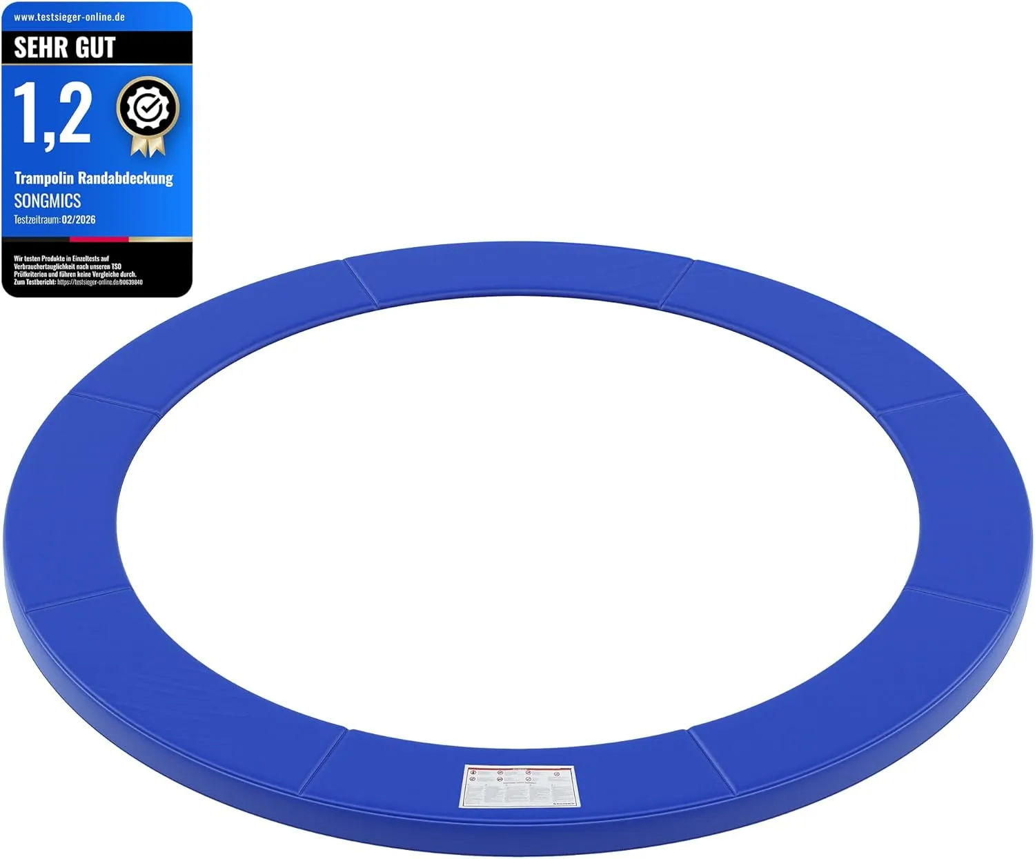 Songmics Trampoline Edge Cover, Spring Cover, Edge Protection, Safety Mat, UV-resistant, Tear-resistant Trampoline Acce…