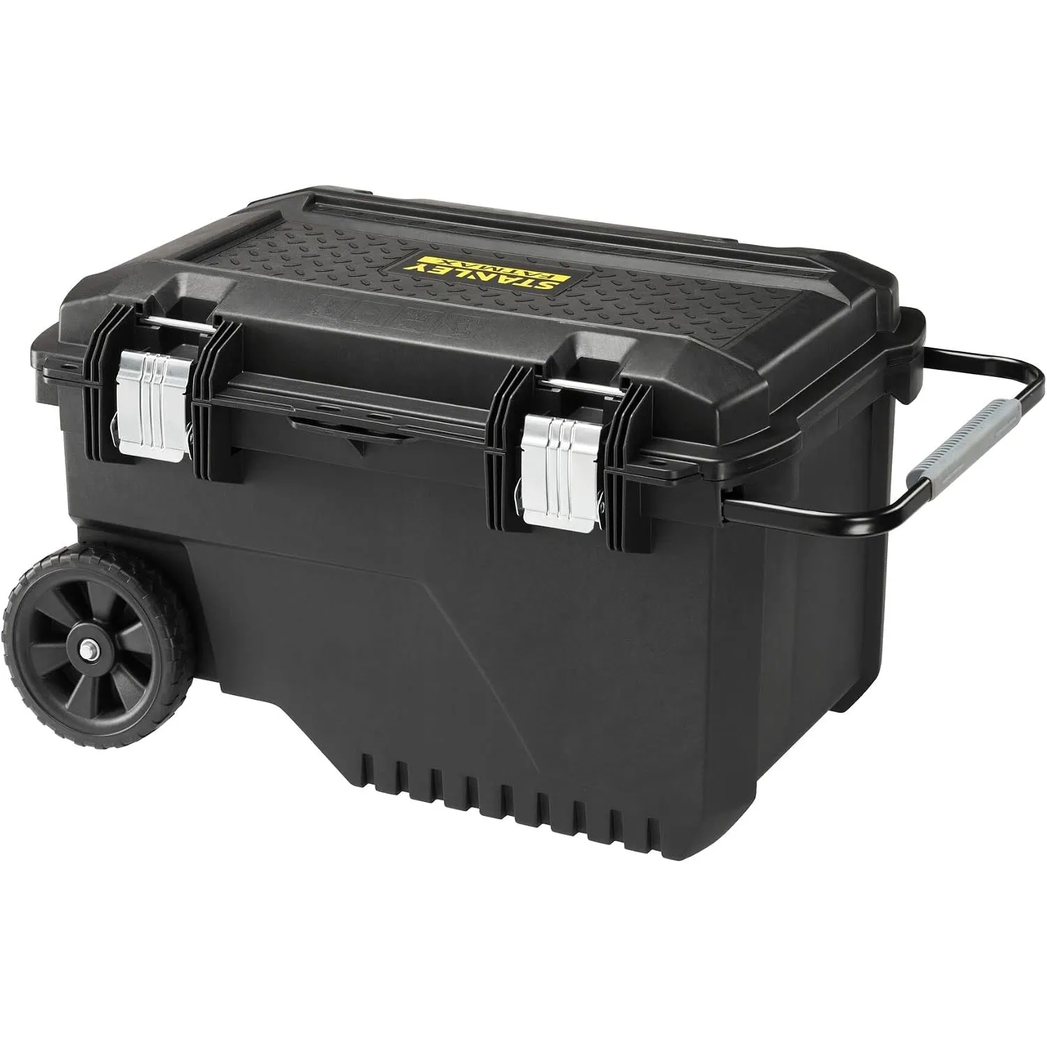 Stanley FatMax Mobile Werkzeugbox/Werkzeugbehälter (Koffer mit hohem Volumen 90 Liter, Kunststoffbox mit Vertiefung im …