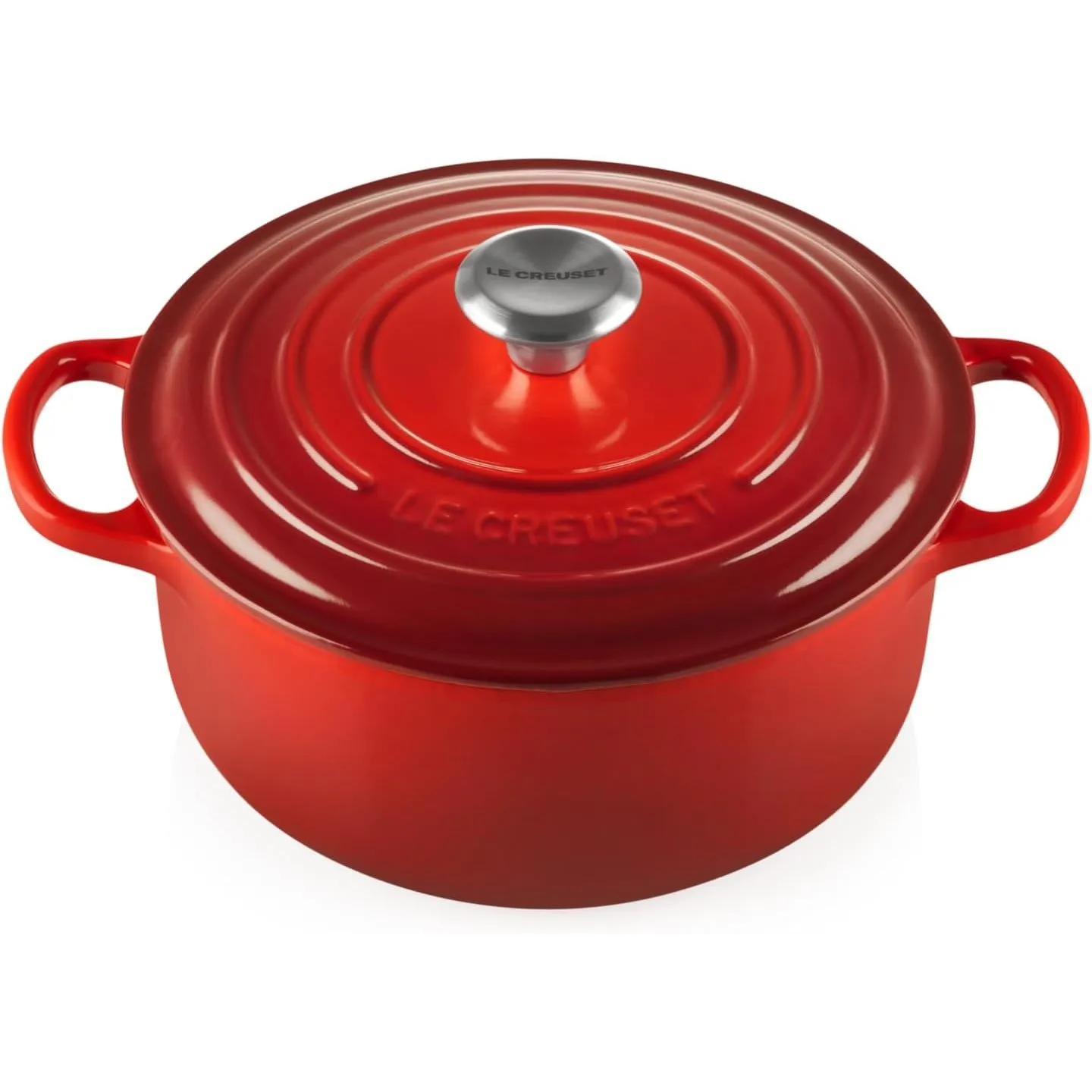 Le Creuset Signature Gusseisen-Bräter mit Deckel, Ø 20 cm, Rund, Für alle Herdarten und Induktion geeignet, Volumen: 2,…