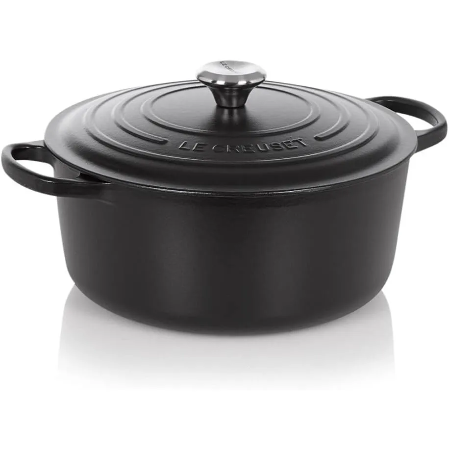 Le Creuset Signature Gusseisen-Bräter mit Deckel, Ø 26 cm, Rund, Für alle Herdarten und Induktion geeignet, Volumen: 5,…