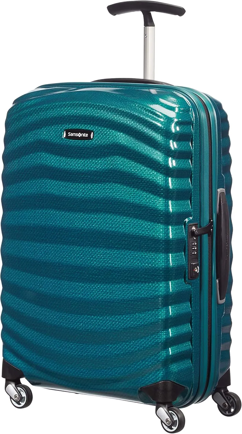 Samsonite Lite-Shock - Spinner S, Handgepäck, 55 cm, 36 L, Blau (Petrol Blue)