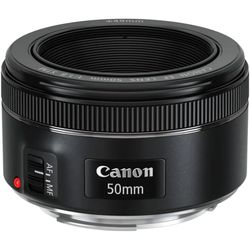 Canon EF 50mm F1.8 STM Objektiv (58mm Filtergewinde) schwarz