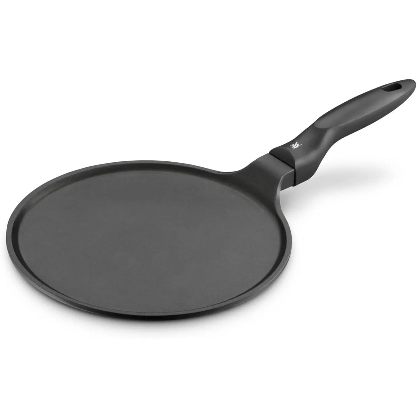 WMF Devil Crepe Pfanne Induktion 27 cm, Crepes Pfanne, Pfannkuchenpfanne mit Teigverteiler und Holzschaufel, Aluguss be…