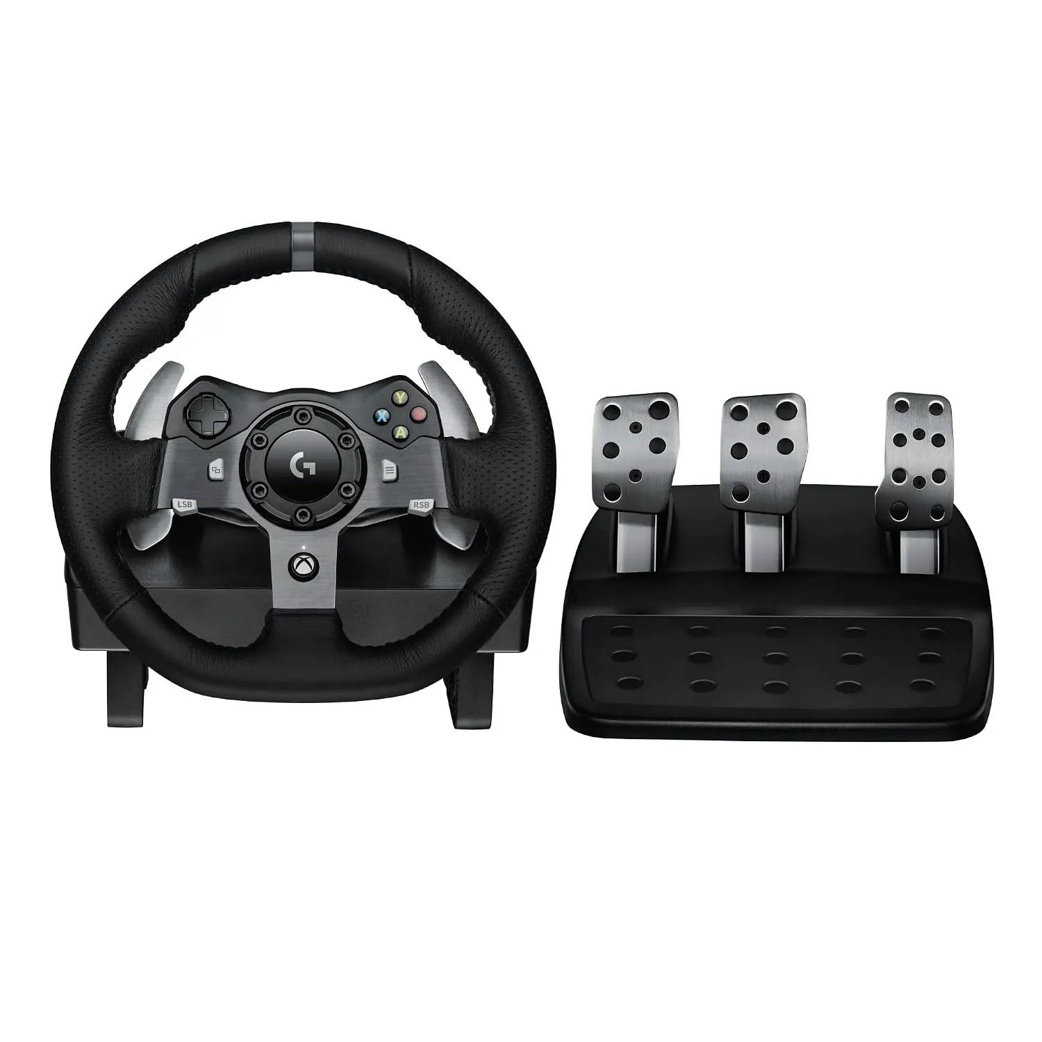 Logitech G920 Driving Force Gaming Rennlenkrad, Zweimotoriges Force Feedback, 900° Lenkbereich, Racing Leder-Lenkrad, V…