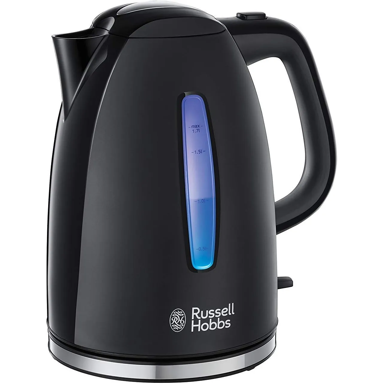 Russell Hobbs Wasserkocher Textures+, 1,7l, 2400W, LED Beleuchtung, Schnellkochfunktion, optimierte Ausgusstülle, herau…