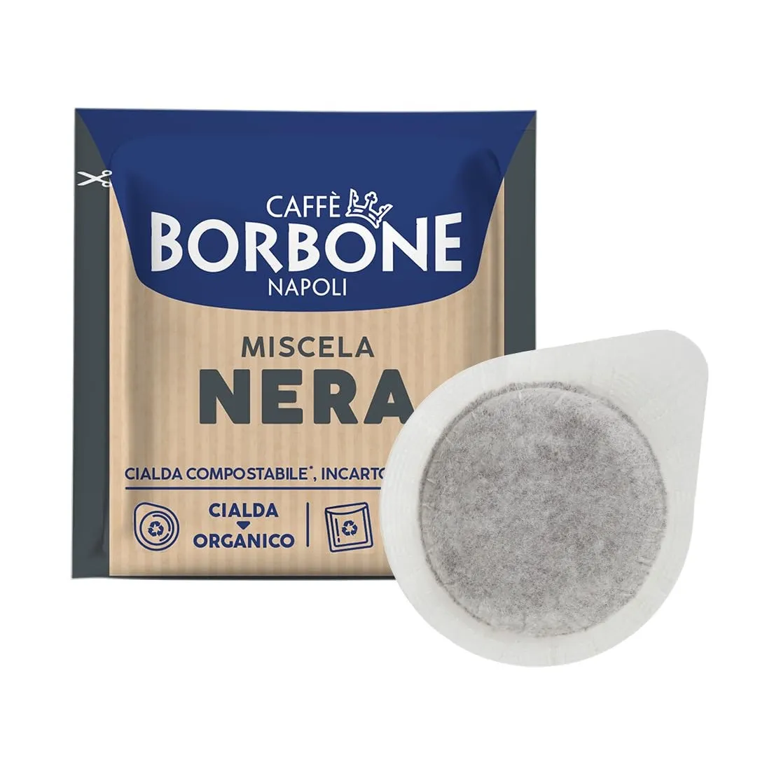 Caffè Borbone Kompostierbare Kaffeepads, Schwarze Kaffeemischung - 150 Pads - Umweltfreundliche Verpackung - Kompatibel…