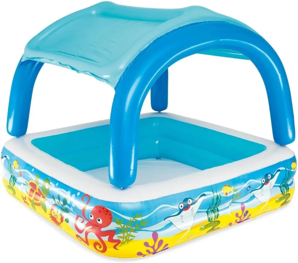 Bestway Canopy Inflatable Kids Paddling Pool