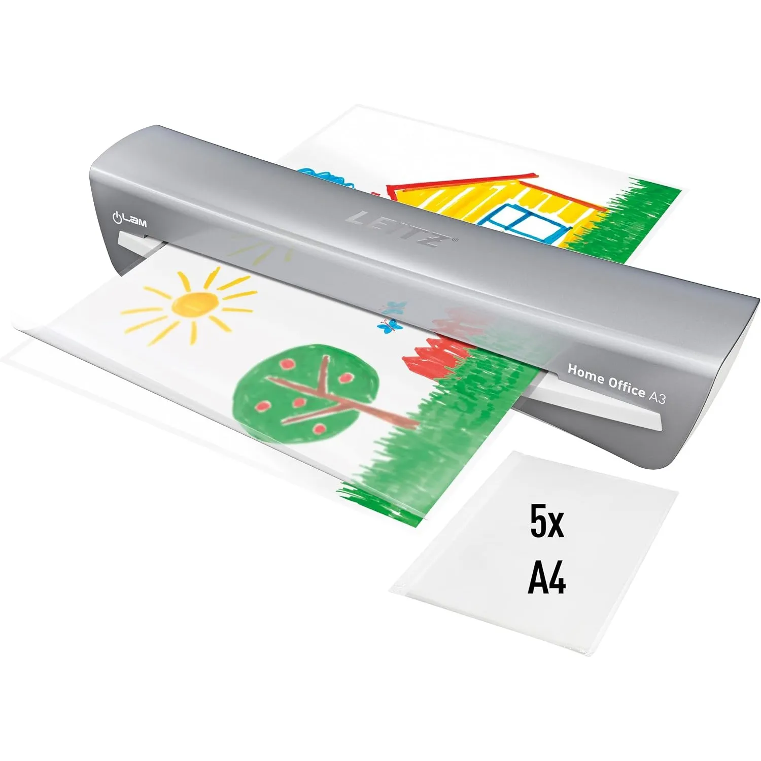 Leitz iLAM A3 Laminiergerät, sehr kurze Aufwärmzeit von 2 Min, 75-125 mic