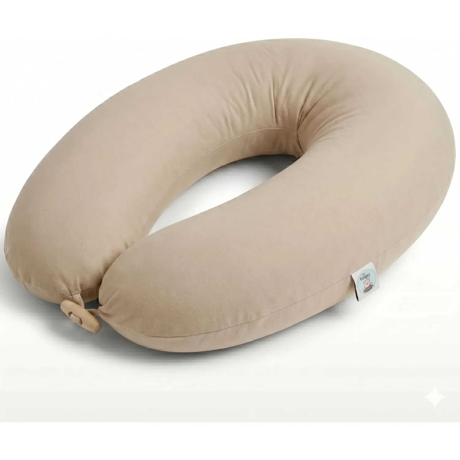 sei Design Stillkissen XXL 190x35 cm – ergonomisch Zertifiziert & waschbar – mit Faserbällchenfüllung & Premium-Jersey-…