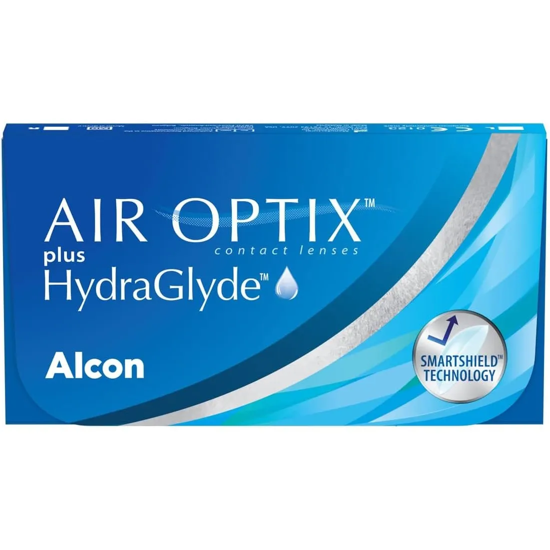 Air Optix plus HydraGlyde Monatslinsen weich | 6 Stück | BC 8.6 mm | DIA 14.2 mm | -02.00 Dioptrien