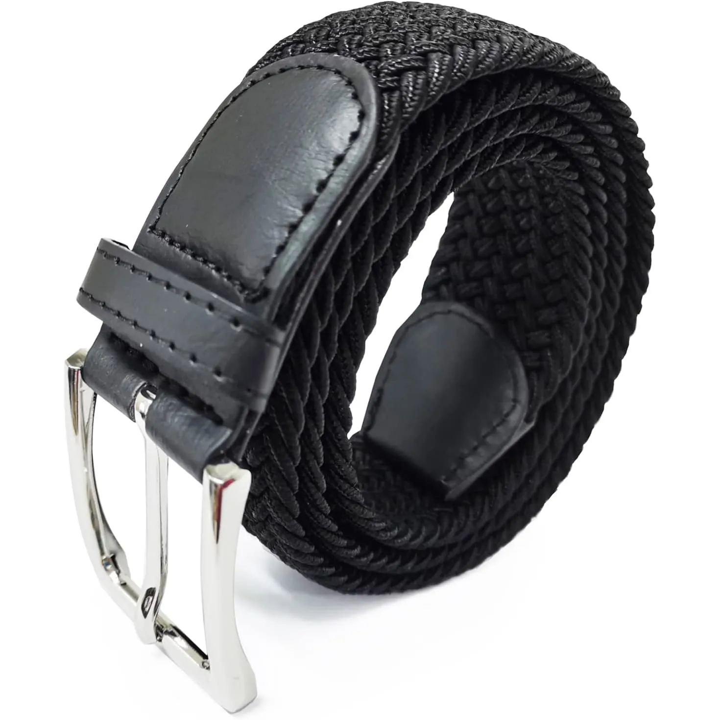 Glamexx24 Elastischer Gürtel Unisex, Geflochtener Stretchgürtel für Damen & Herren, Stufenlos Verstellbarer Stoffgürtel…