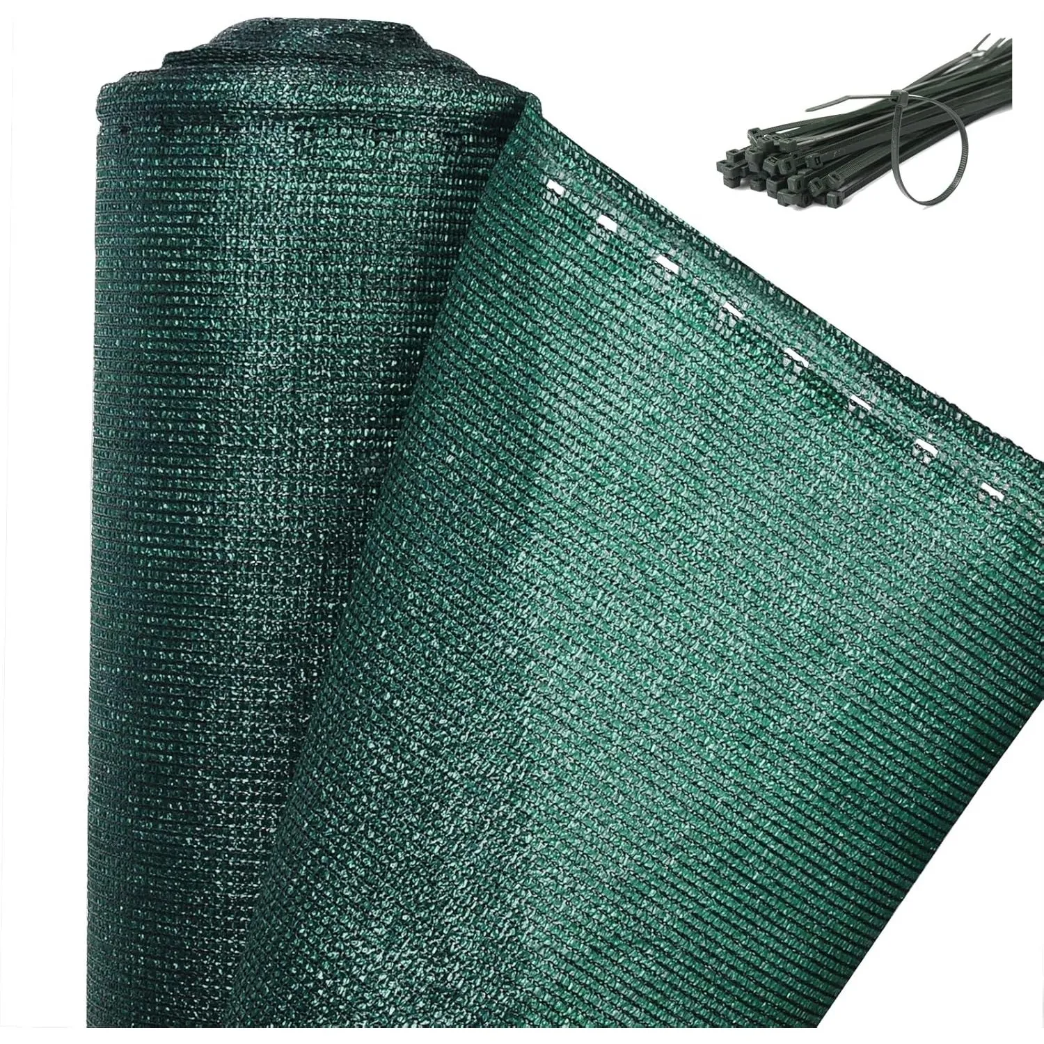 WOLTU Zaunblende 1,5x10m, 150 g/m² HDPE Tennisblende Schattiernetz Sichtschutz Windschutz Staubschutz Sonnenschutz Gewe…