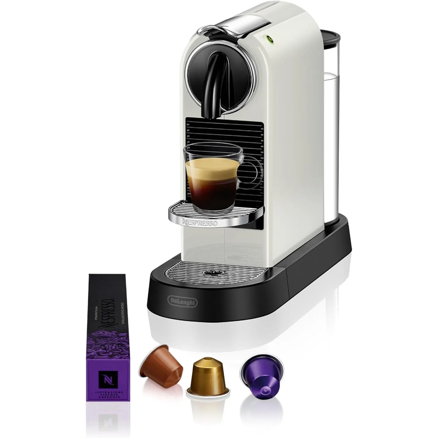 DeLonghi EN 167.W Nespressoautomat Citiz, Farbe:Weiß