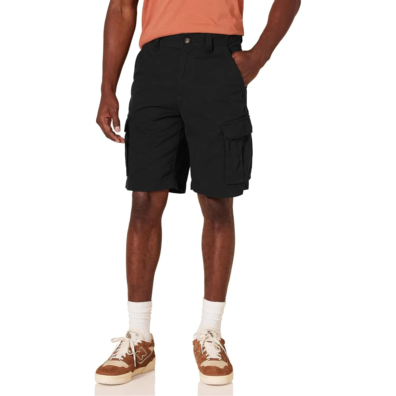 Amazon Essentials Herren Classic Fit 25cm Cargo-Shorts mit Taschen
